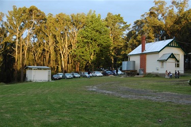 Crossover School/Hall Building Wide Shot