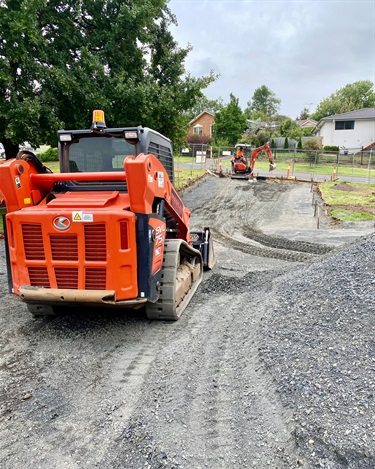 Car park and footpath works