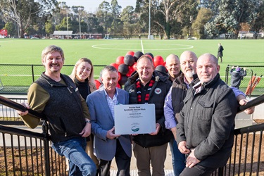 Baxter Park was officially opened on 10 July 2021