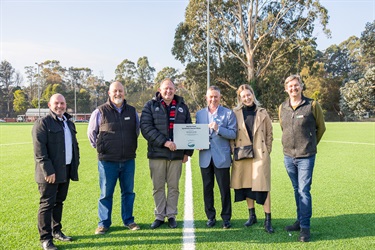 Baxter Park was officially opened on 10 July 2021