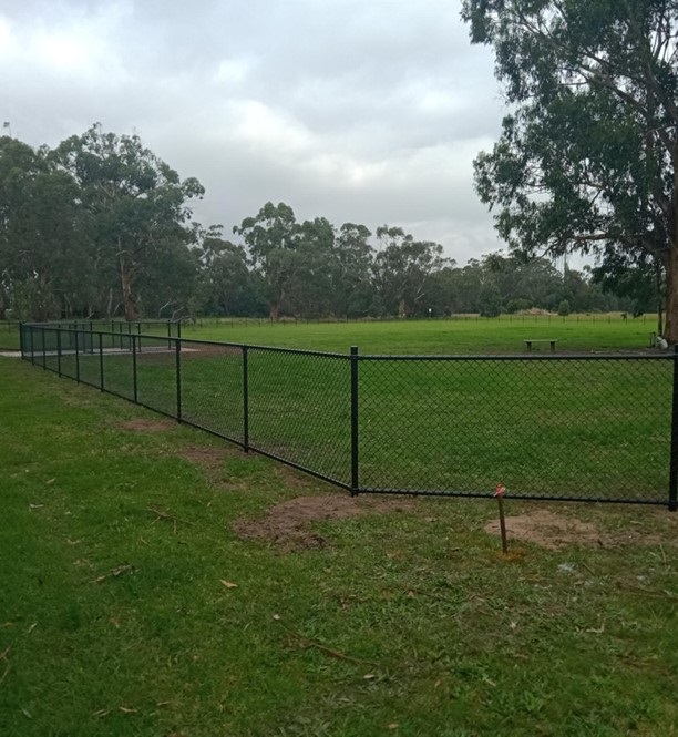 Construction progressing well at new fenced dog parks