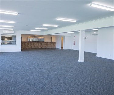 The new internal viewing area and reception space