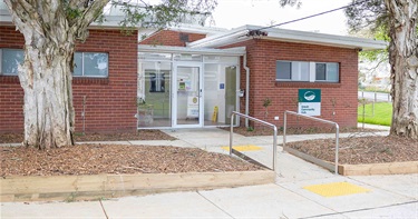 The community hub now includes accessible parking and access ramps