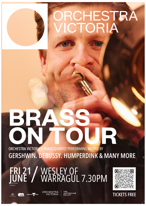 Orchestra Victoria Brass on Tour Warragul Poster.png