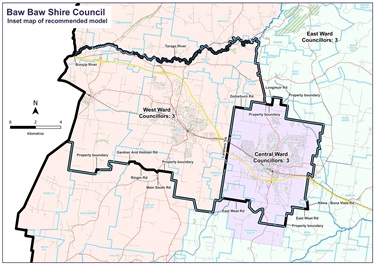 Final Ward Boundary Review 2024 Recommended Boundary Map Inset