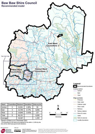 Final Ward Boundary Review 2024 Recommended Boundary Map